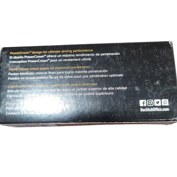3 Boxes Bostitch Staples 1/4" Leg 5000/Box Standard Chisel Point Office Supply - Picture 2 of 5